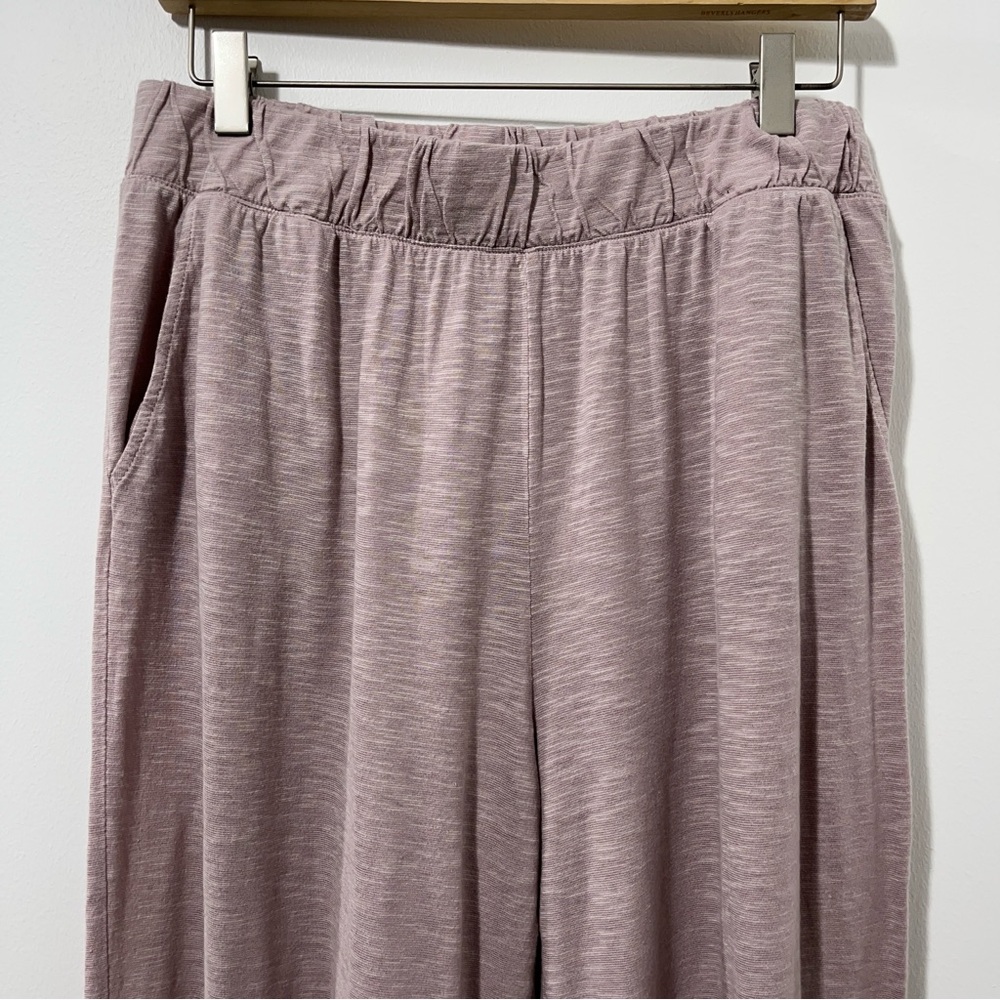 Garnet Hill Quiet Luxury Elevated Casual Pull On Comfy Lounge Joggers [size L] - Picture 3 of 10